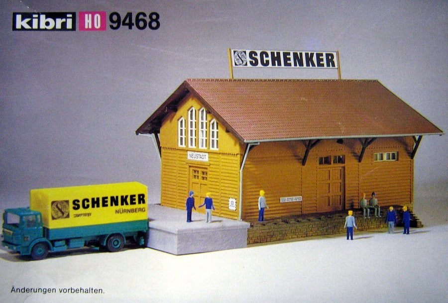 Kibri 9468 HO "SCHENKER" Warehous with Lorry Building Kit