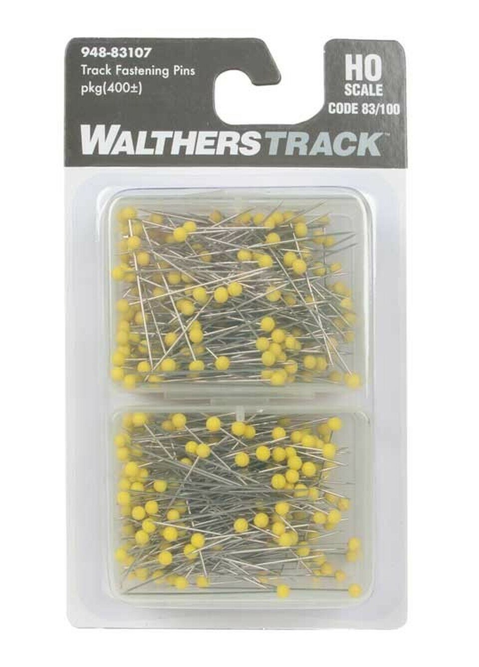 Walthers 948-83107 HO Code 83 Track Fasten Pins (Pack of 400)