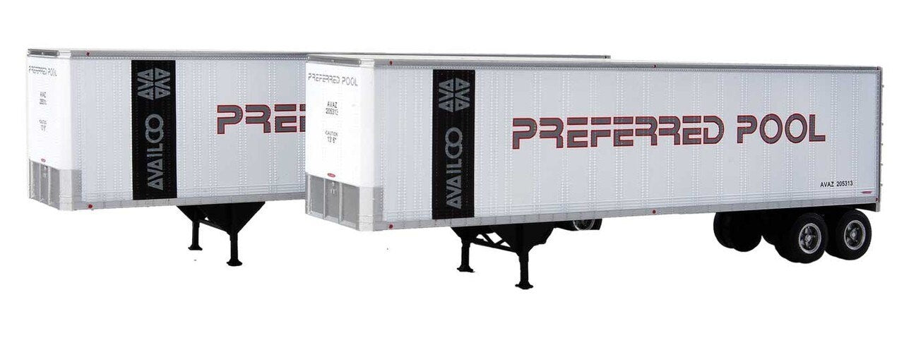 Walthers 949-2515 HO Preferred Pool 40' Trailmobile Trailer (Set of 2)