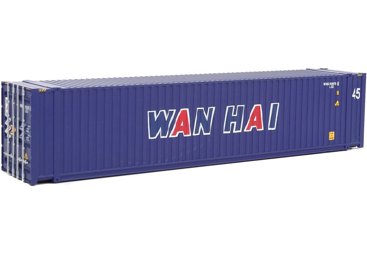 Walthers 949-8574 HO Assembled Wan Hai 45' CIMC Container