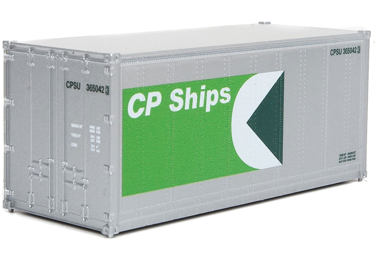 Walthers 949-8662 HO CP Ships 20' Smooth-Side Container Ready to Run