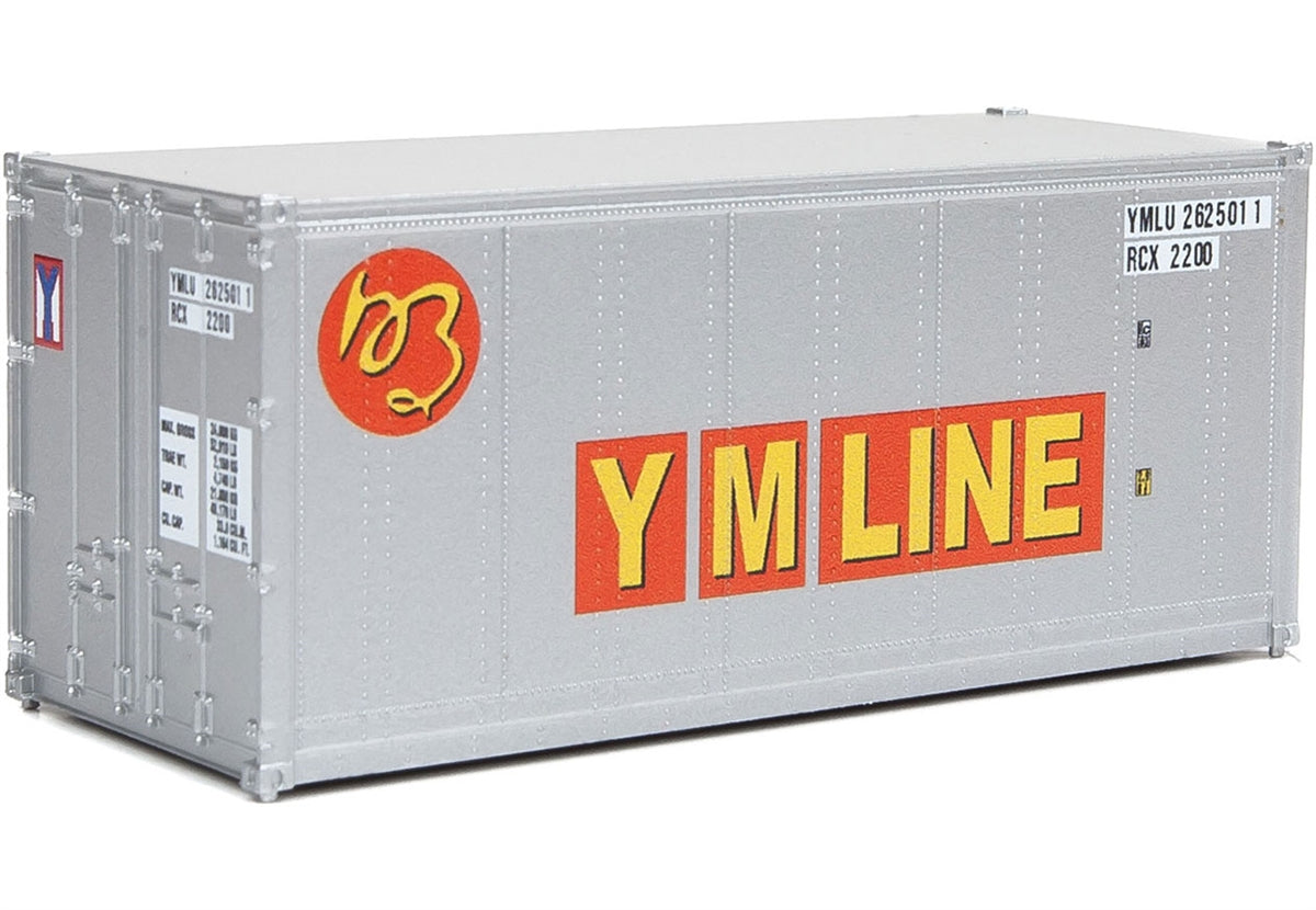 Walthers 949-8667 HO YM Line 20' Smooth-Side Container Ready to Run