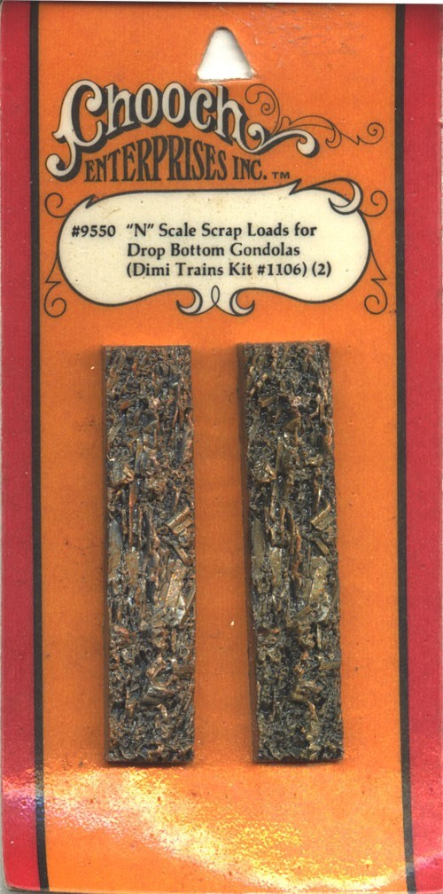 Chooch Enterprises 9550 N Scrap Car Load for Drop Bottom Gondola 2-Piece Set