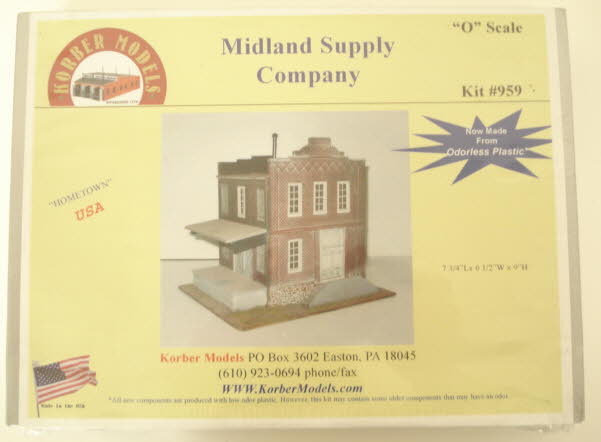 Korber 959 Midland Supply Company Building Kit