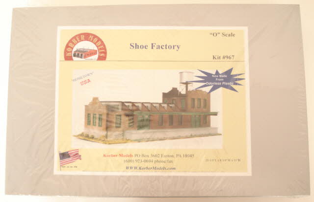 Korber 967 O Scale Shoe Factory Building Kit