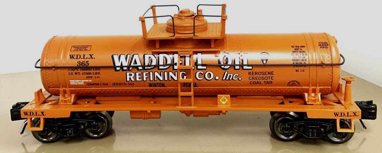 RMT 96886 O Waddell Oil Single Dome Tank Car