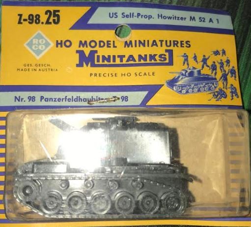 Roco Z-98.25 HO US Howitzer M52 A1Tank