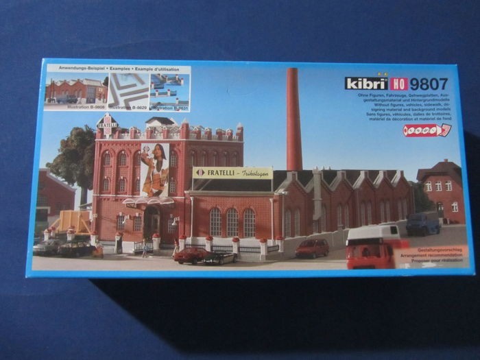 Kibri 9807 HO Fratelli Factory Building Kit