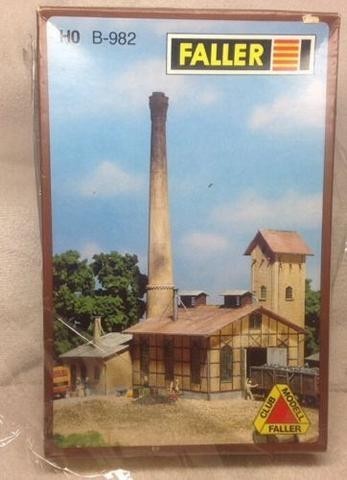 Faller B-982 HO Scale Heating and Power Plant Model Building Kit