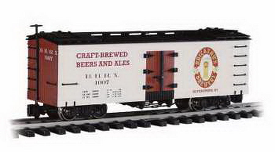 Bachmann 98684 G Scale Bricktown Brewery Refrigerator Car - Metal Wheels