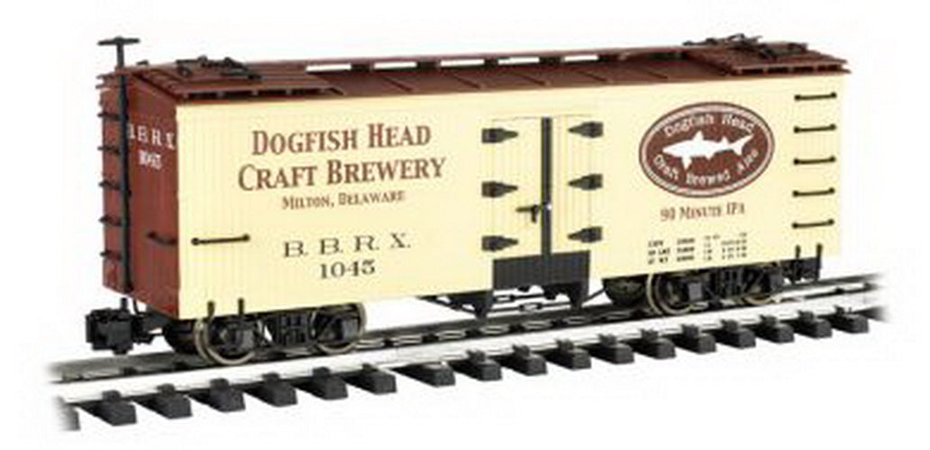 Bachmann 98695 G Dogfish Head Brewery Reefer Car w/Metal Wheels #1045