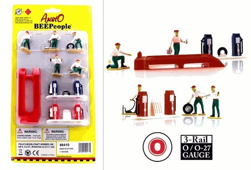 Aristo-Craft 99410 O Gas Station Workers Figures (Set of 8)
