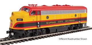 Walthers 910-9942 HO Kansas City Southern EMD F7 A Diesel Locomotive #2 Meridian