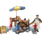 Woodland Scenics A1945 HO Scenic Accents Wally's Wiener Wagon (Set of 6)