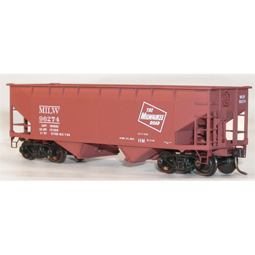 Accurail 7706 HO KIT Offset-side Twin Hopper, MILW