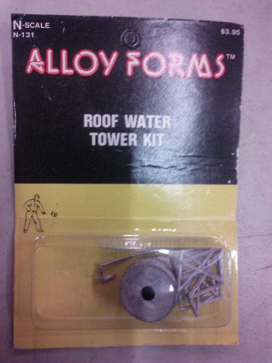 Alloy Forms 131 N Scale Roof Water Tower Kit Unpainted