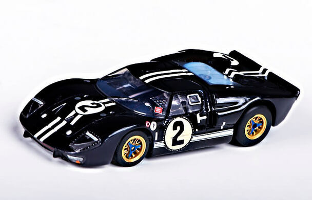 AFX 22031 HO Ford GT40 Mark IIB #2 Sebring Collector Series Mega G+ Slot Car