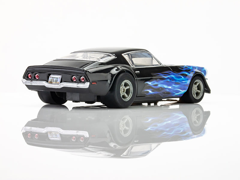 AFX 22046 HO Mega-G+ Black/Blue 1973 Camaro Wildfire Slot Car