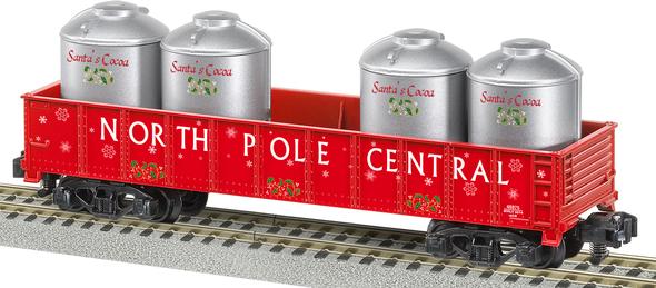 American Flyer 6-48875 S Scale North Pole Gondola with Santas Cocoa Containers