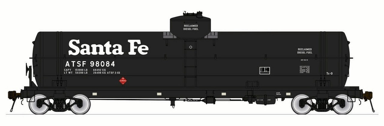 American Limited Models 1825 HO Atchison, Topeka & Santa Fe GATC Tank Car #98104