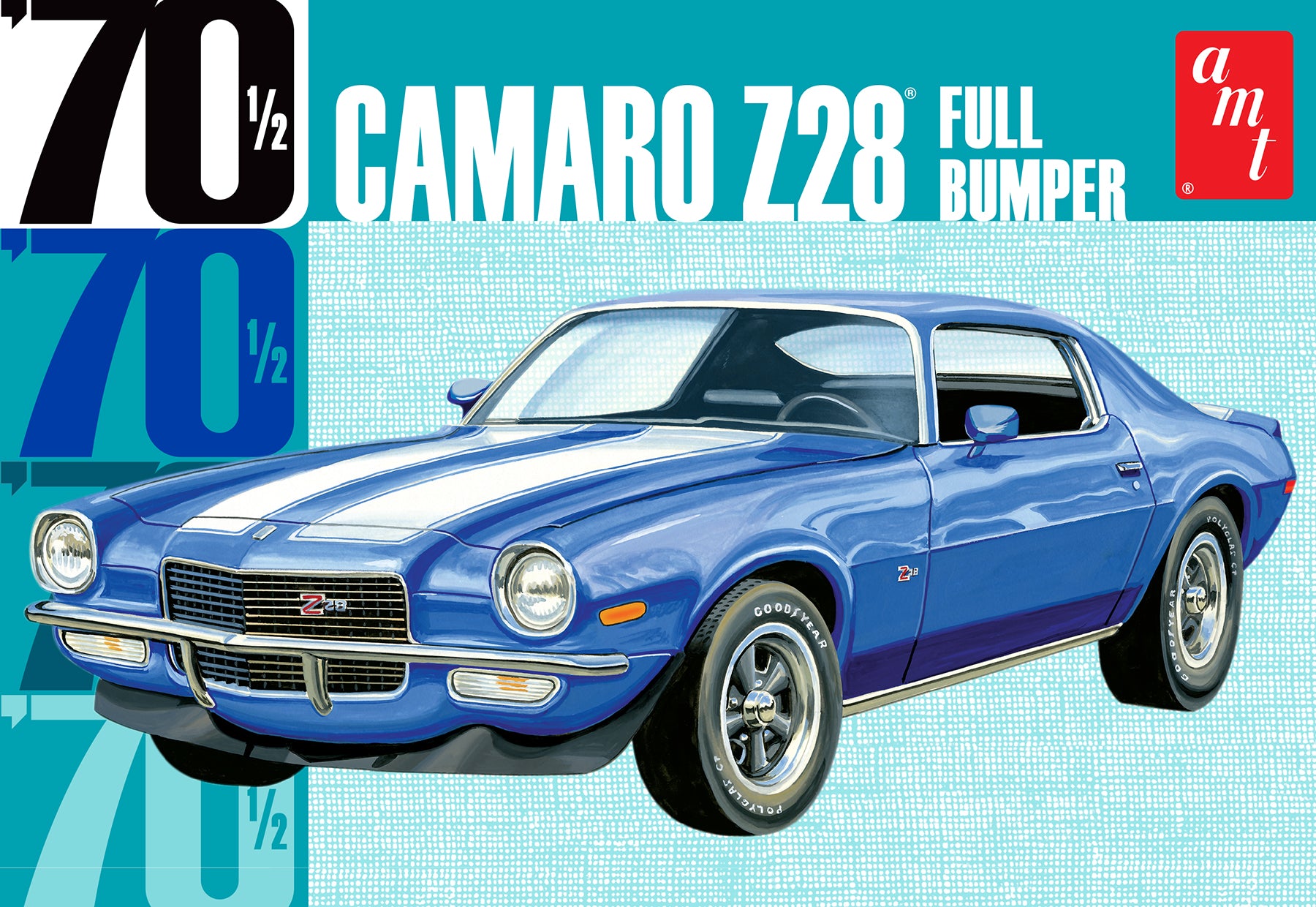 AMT 1155 1:25 1970 Camaro Z28 Full Bumper Plastic Model Kit