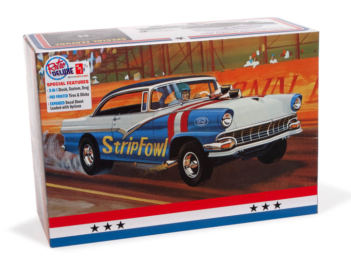 AMT 1308 1:25 1956 Ford Victoria Hardtop Car Plastic Model Kit