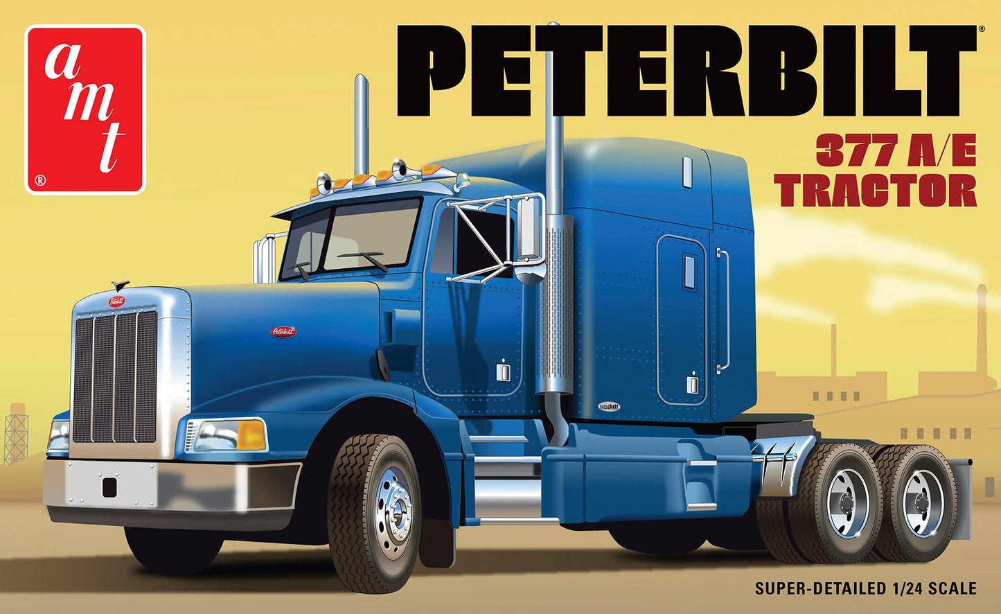 AMT 1337 1:24 Classic Peterbilt 377A/E Tractor Plastic Model Kit