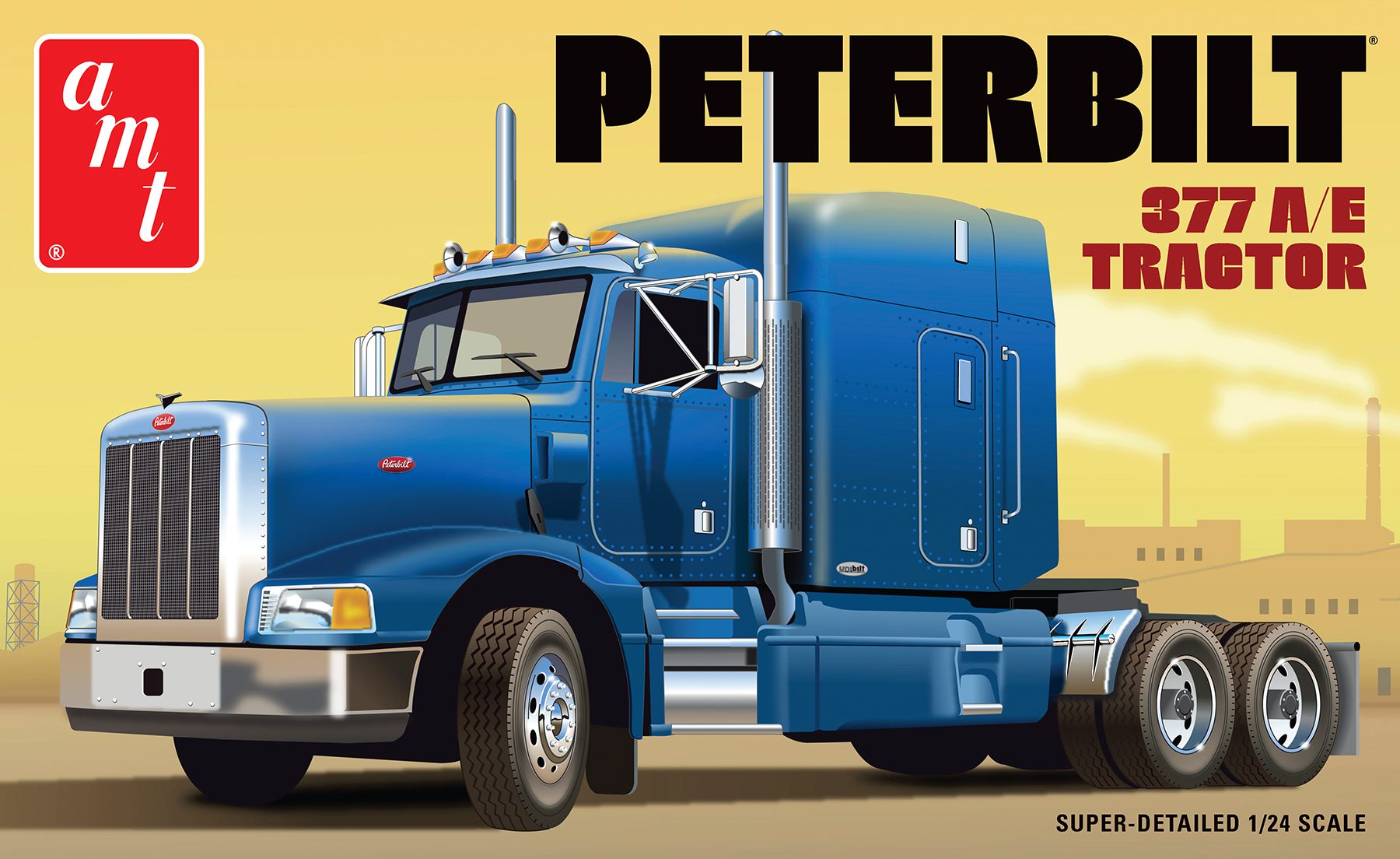 AMT 1337 1:24 Classic Peterbilt 377A/E Tractor Plastic Model Kit