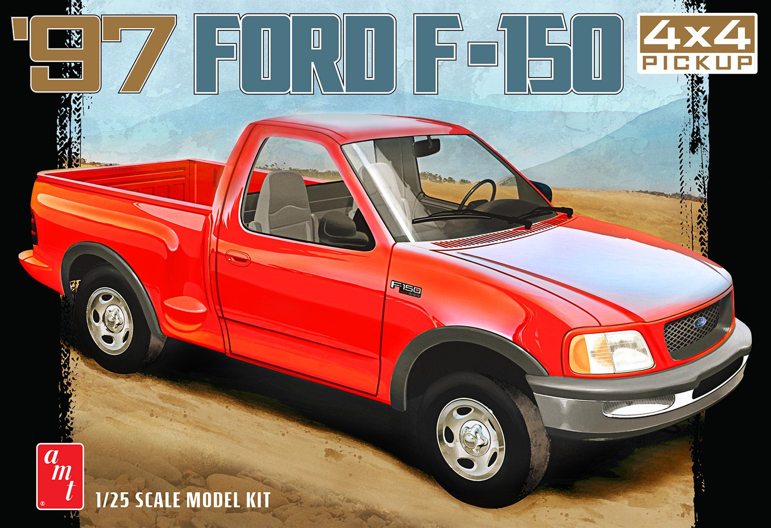 AMT 1367 1:25 1997 Ford F-150 4X4 Pickup Truck Plastic Model Kit