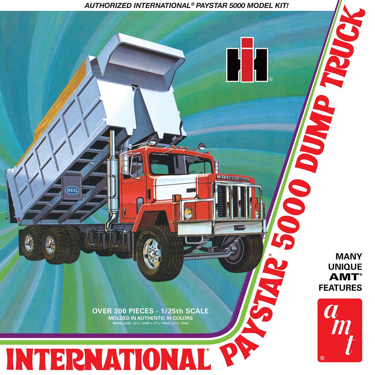 AMT 1381 1:25 International Harvester Paystar 5000 Dump Truck Plastic Model Kit