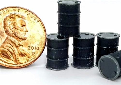 All Scale Miniatures 1600834 N Steel Drum with Bungs (Pack of 5)