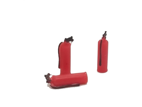 All Scale Miniatures 1600886 N Fire Extinguisher (Pack of 5)
