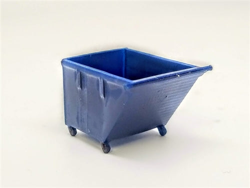 All Scale Miniatures 871778 HO Slant Front Rear Load Open Top Dumpster