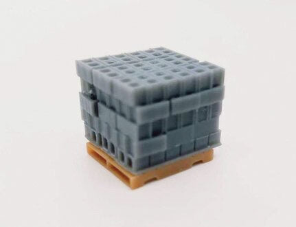 All Scale Miniatures 1601919 N Cinder Block Stack