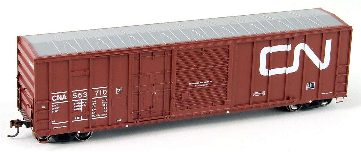 Athearn 87189 HO Canadian National 50' FMC Combo Door Box Car #553710