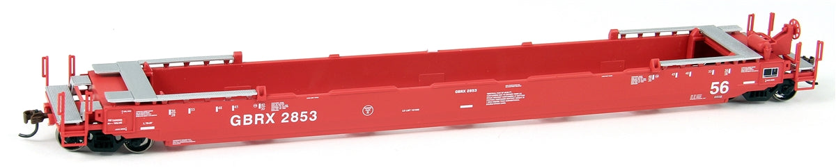 Athearn 98299 HO GBRX 56' Well Car RTR #2853