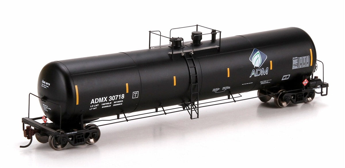 Athearn 98428 HO ADM (Leaf) 30,000 Gallon Ethanol Tank Car #30718