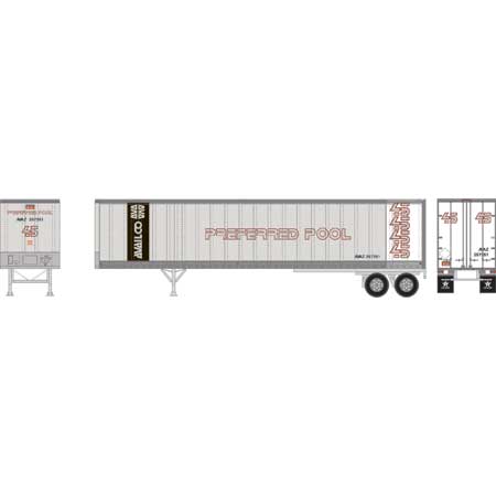 Athearn 16089 HO Availco RTR 45' Fruehauf Z-Van Trailer #257251