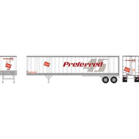 Athearn 16094 HO MILW/Preferred RTR 45' Fruehauf Z-Van Trailer #251027