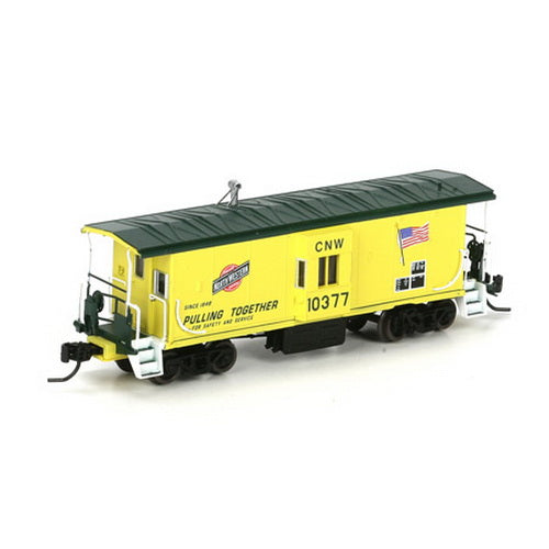 Athearn 23237 N Chicago and North Western Bay Window Caboose #10377