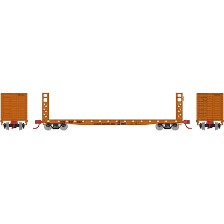 Athearn 24319 N ICG GSC 53' Bulkhead Flat Car #921822