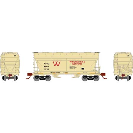 Athearn 24677 N Winchester & Western ACF 2970 Covered Hopper #4508