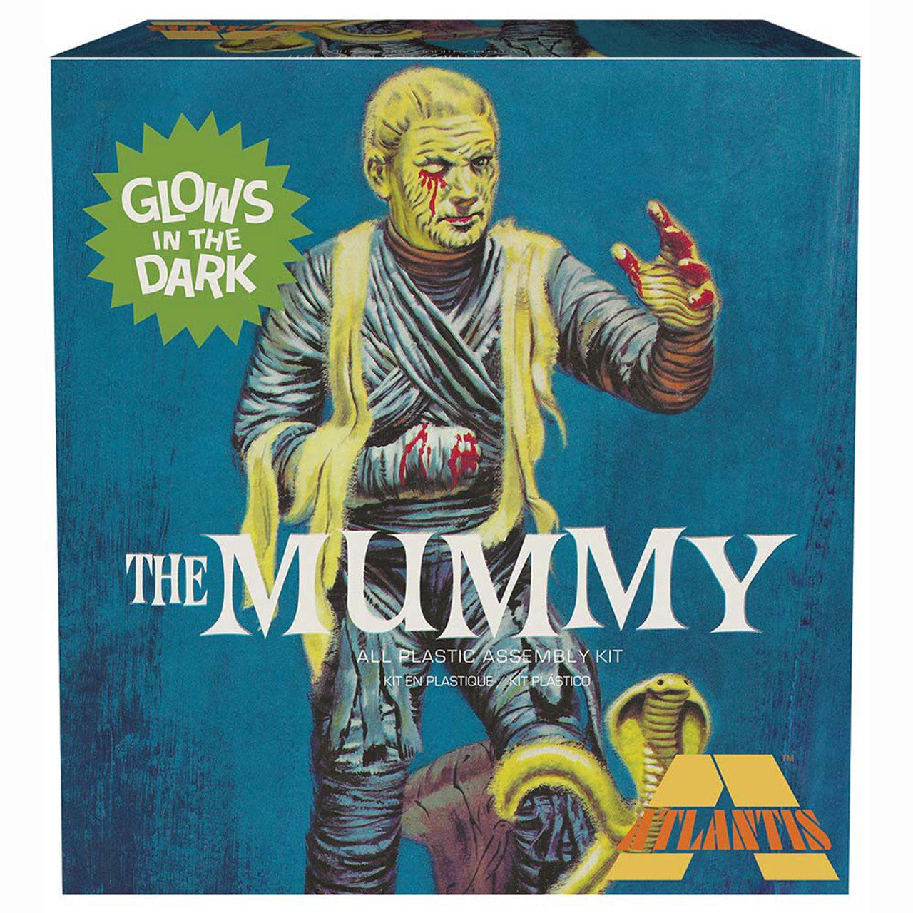 Atlantis Models A452 1:8 The Mummy Glow-in-the-Dark Plastic Figure Kit