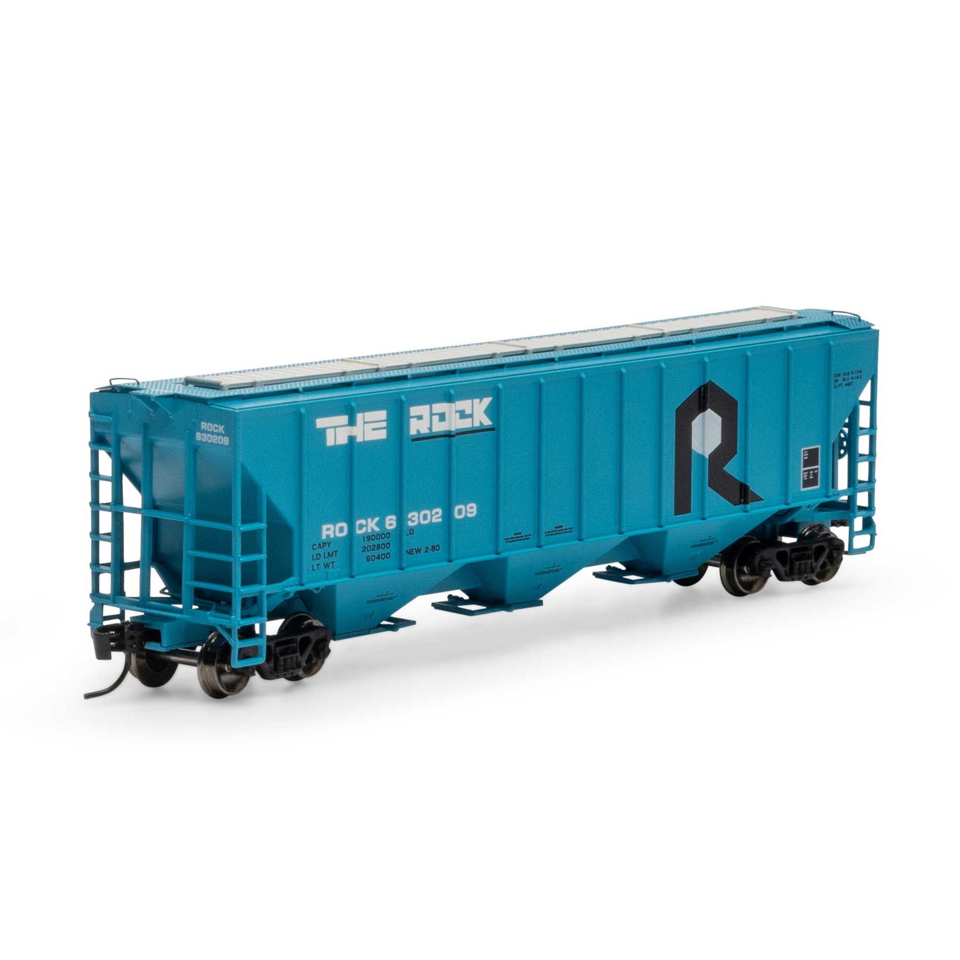Athearn 27416 N The Rock PS 4427 3-Bay Covered Hopper # 630209