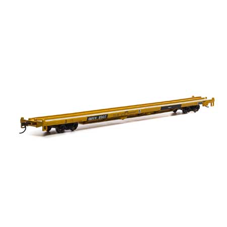 Athearn 27622 HO Denver & Rio Grande Western 85' Ready to Run Flat Car #8907