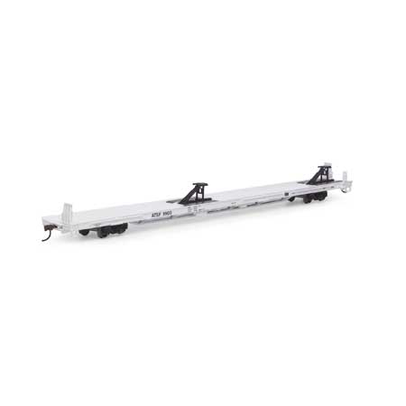 Athearn 27658 HO Santa Fe 85' TOFC Flat Car #89100 - RTR