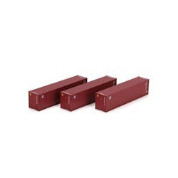 Athearn 27866 HO Florens RTR 40'' Container # 1 (Pack of 3)