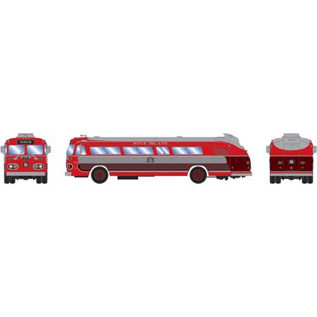 Athearn 29036 HO Rock Island Intercity Bus RTR #B1006