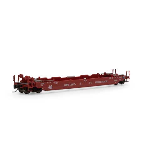 Athearn 3287 N GBRX 48' Husky Stack Well Car #2510
