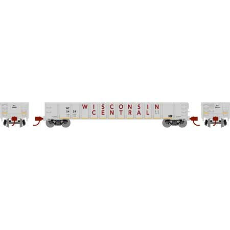 Athearn 3563 N Wisconsin Central 52' Mill Gondola #54241
